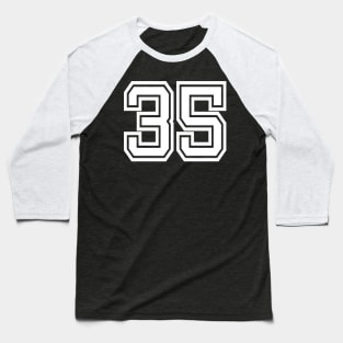 Number 35 for a sports team, group, or community Baseball T-Shirt